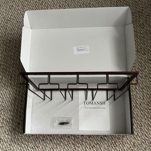 NEW - Wine Glass Rack - Bronze - Picture 3 of 13